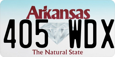 AR license plate 405WDX