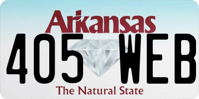 AR license plate 405WEB