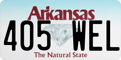 AR license plate 405WEL