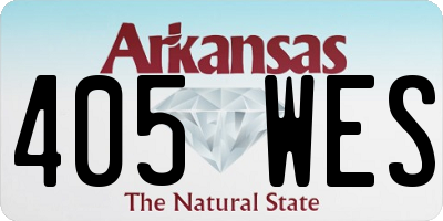 AR license plate 405WES