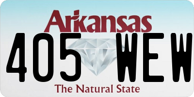 AR license plate 405WEW