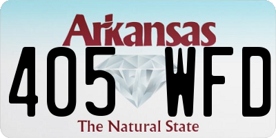 AR license plate 405WFD