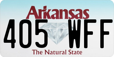 AR license plate 405WFF