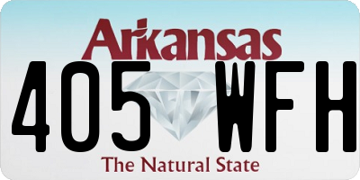 AR license plate 405WFH