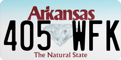 AR license plate 405WFK
