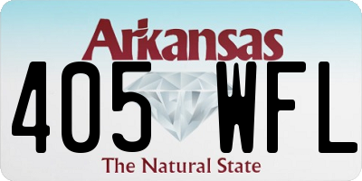 AR license plate 405WFL