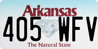 AR license plate 405WFV