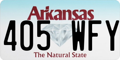 AR license plate 405WFY