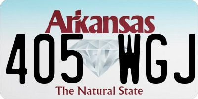 AR license plate 405WGJ
