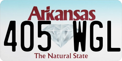 AR license plate 405WGL