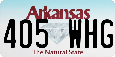 AR license plate 405WHG