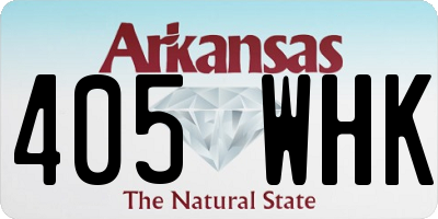 AR license plate 405WHK