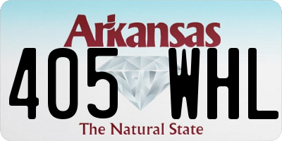 AR license plate 405WHL