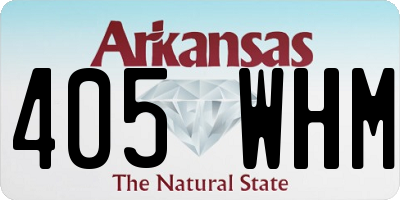 AR license plate 405WHM