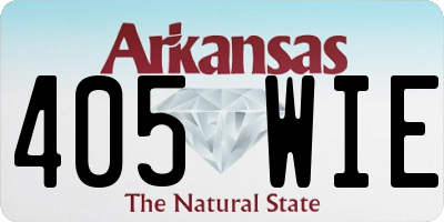 AR license plate 405WIE