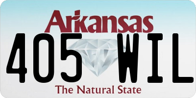 AR license plate 405WIL