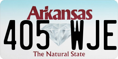 AR license plate 405WJE