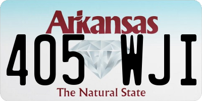 AR license plate 405WJI