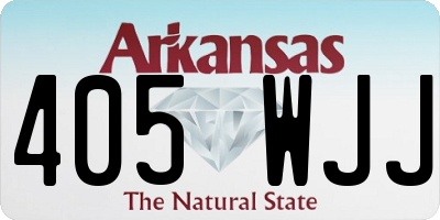 AR license plate 405WJJ