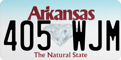 AR license plate 405WJM