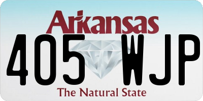 AR license plate 405WJP