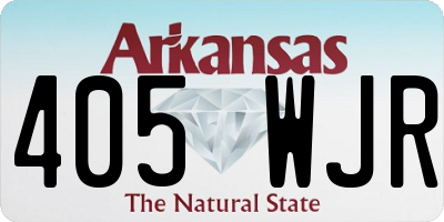 AR license plate 405WJR