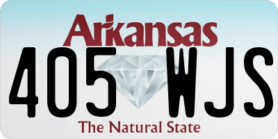 AR license plate 405WJS