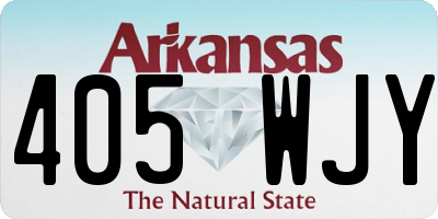 AR license plate 405WJY
