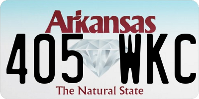 AR license plate 405WKC