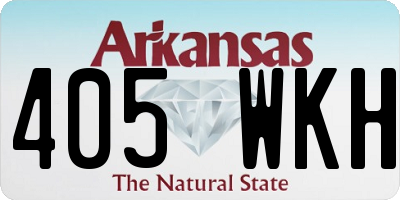 AR license plate 405WKH