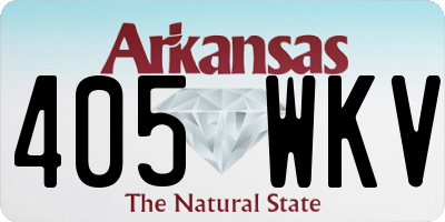 AR license plate 405WKV