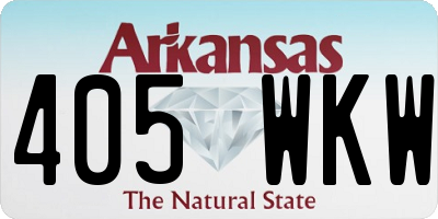 AR license plate 405WKW