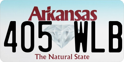 AR license plate 405WLB