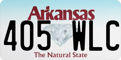 AR license plate 405WLC