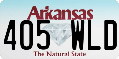 AR license plate 405WLD