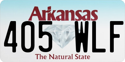 AR license plate 405WLF