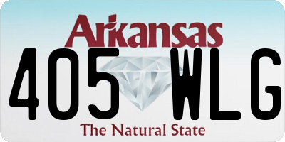 AR license plate 405WLG