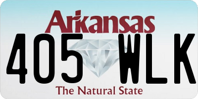 AR license plate 405WLK