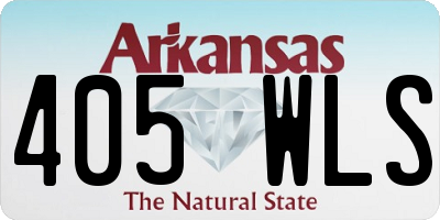 AR license plate 405WLS