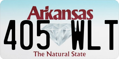 AR license plate 405WLT