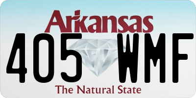 AR license plate 405WMF