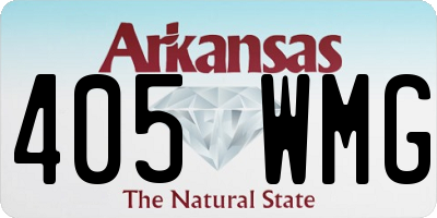 AR license plate 405WMG