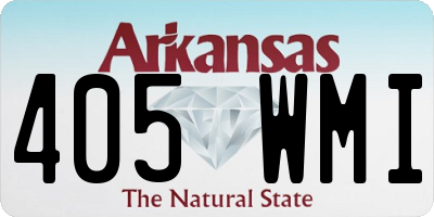 AR license plate 405WMI