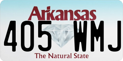 AR license plate 405WMJ