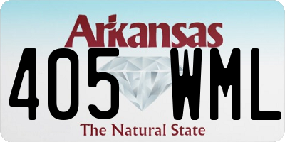 AR license plate 405WML