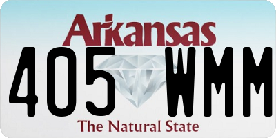 AR license plate 405WMM