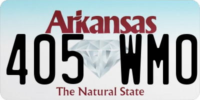 AR license plate 405WMO