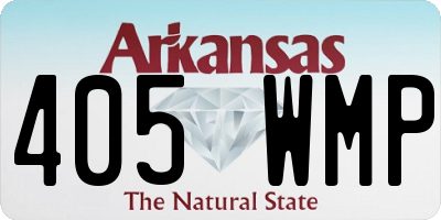 AR license plate 405WMP