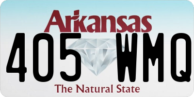 AR license plate 405WMQ