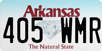 AR license plate 405WMR